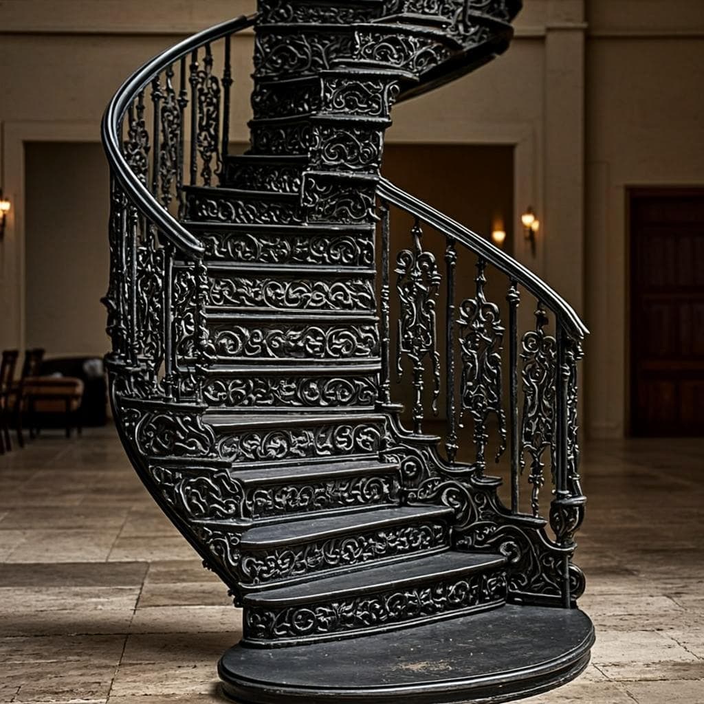 Escalera Caracol de Forja - Trabajo de herrería en Cuautitlán
